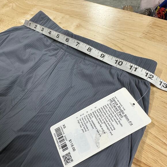 Lululemon Dance Studio Slim-Fit High-Rise Flared Pant Solar Grey Sz X-Small NWT - Picture 9 of 11